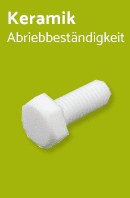 Keramik-Abriebbeständigkeit